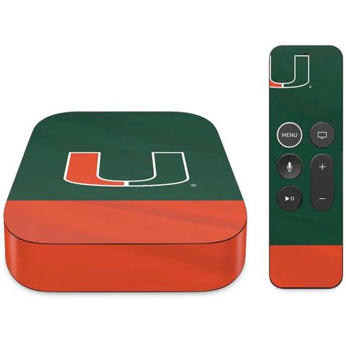 University of Miami Hurricanes Flag Apple TV Skin